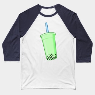 Matcha Bubble Tea Baseball T-Shirt